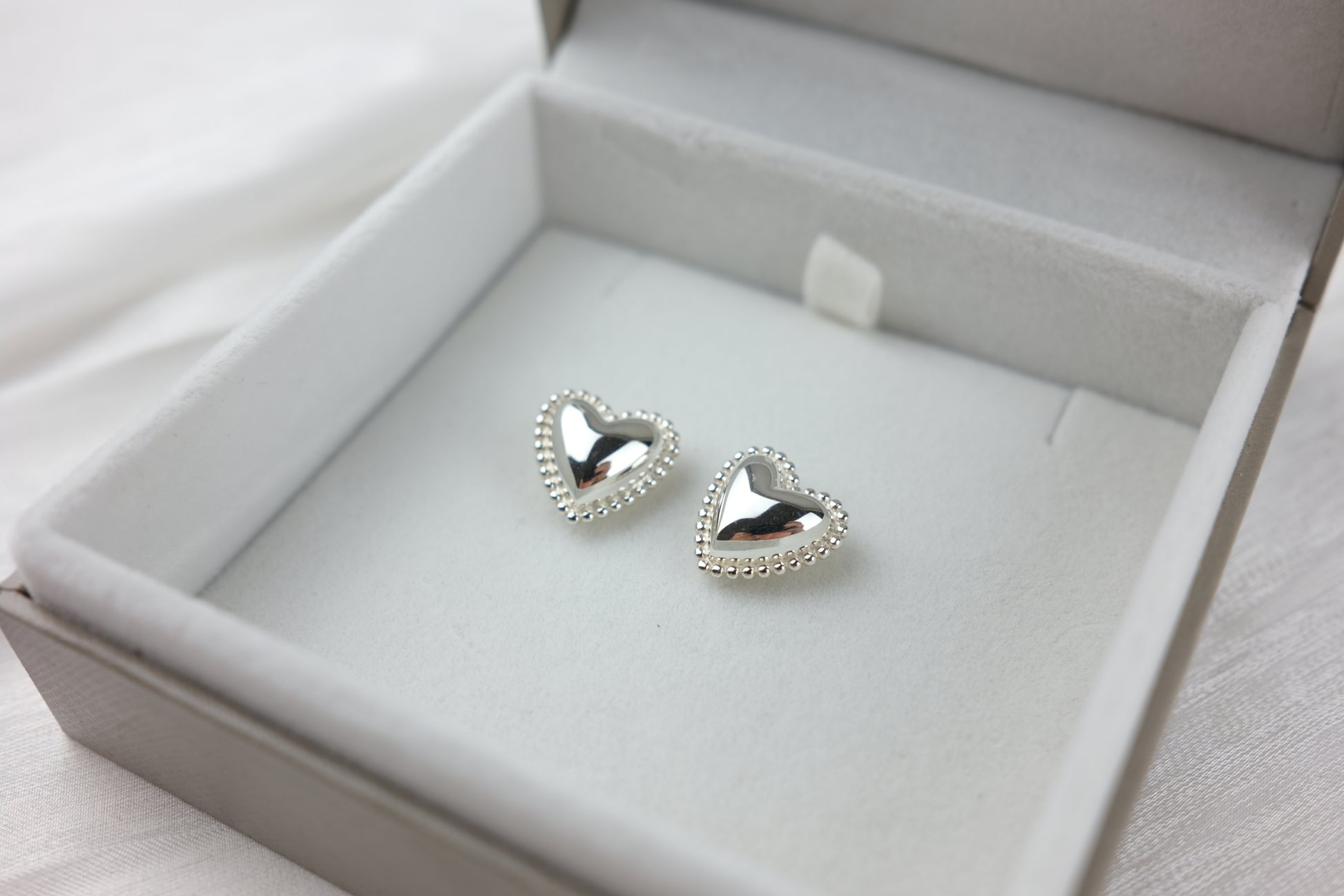 Heart studs