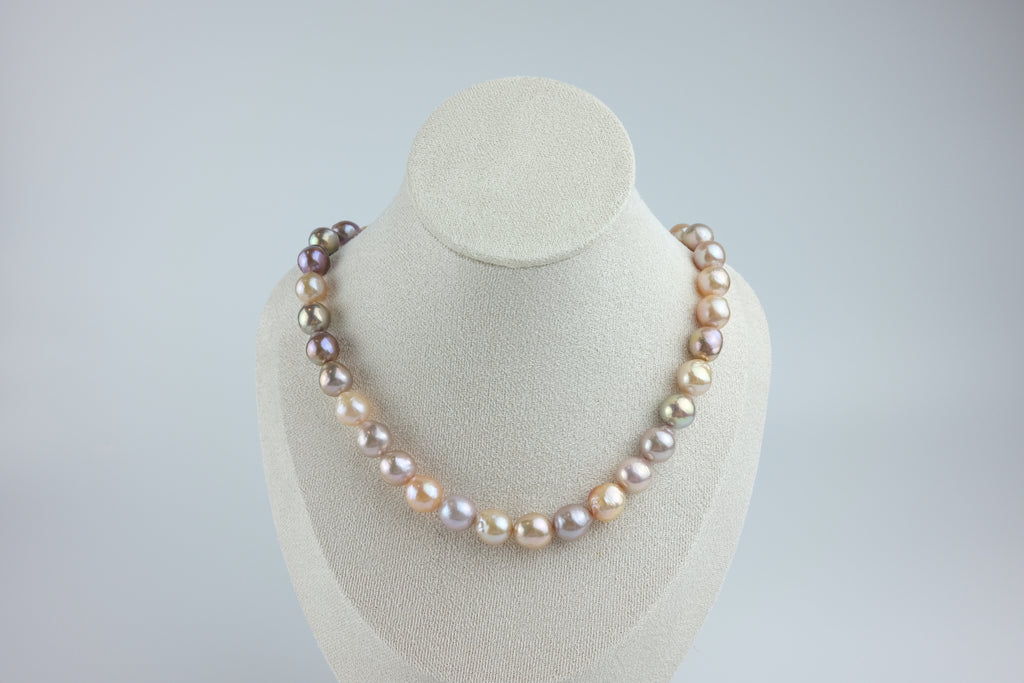 BAROQUE PEARL NECKLACE - RAINBOW