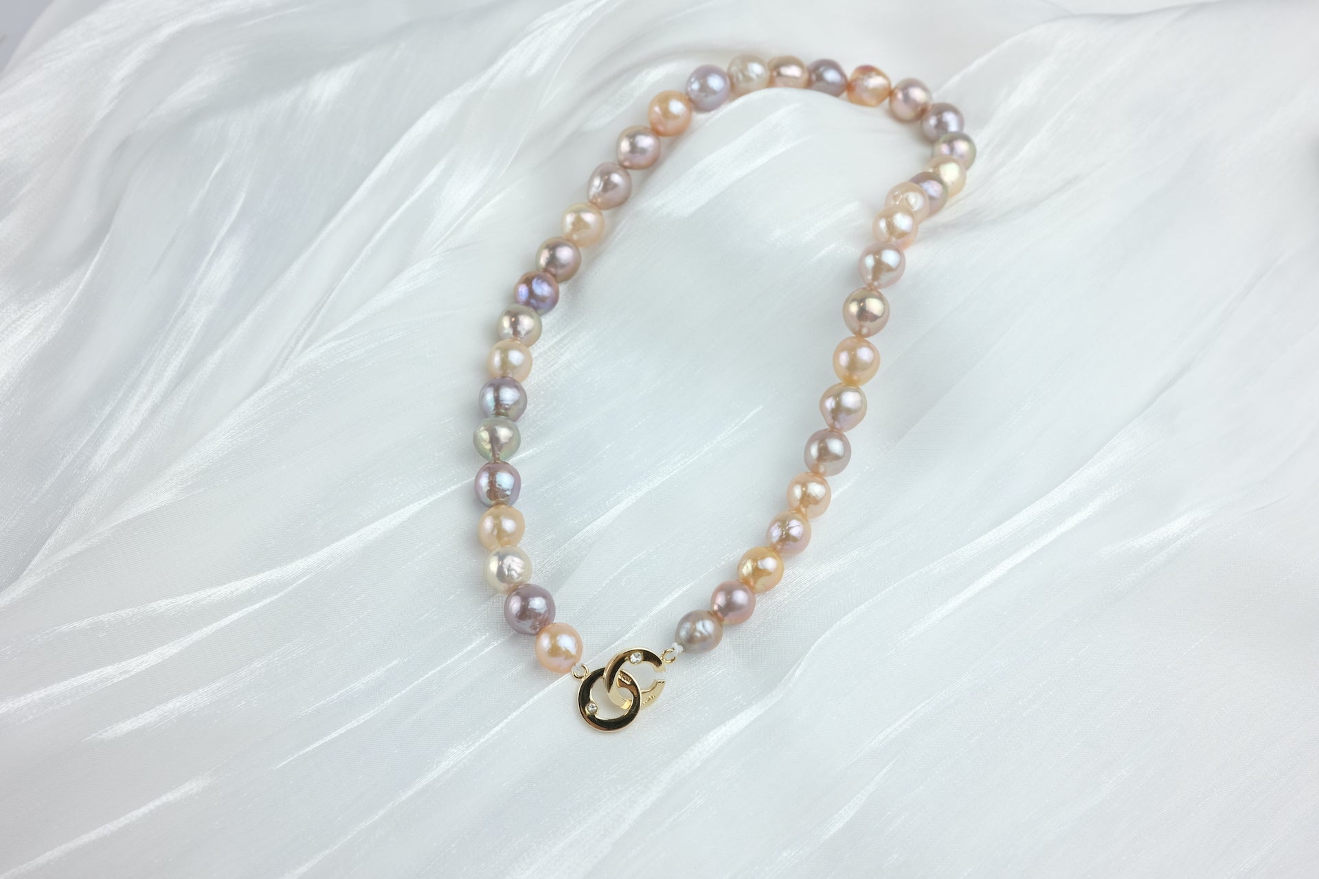 BAROQUE PEARL NECKLACE - RAINBOW