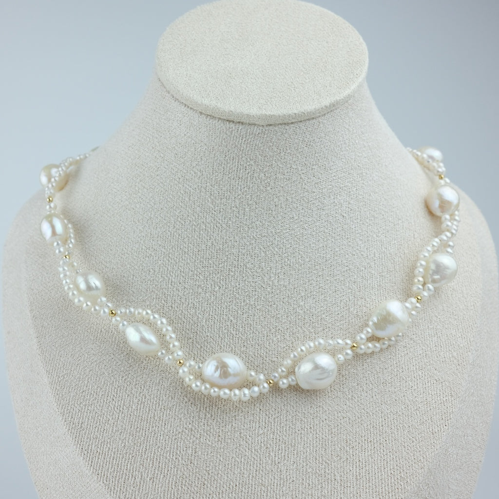 BAROQUE PEARL NECKLACE -   CHARLOTTE