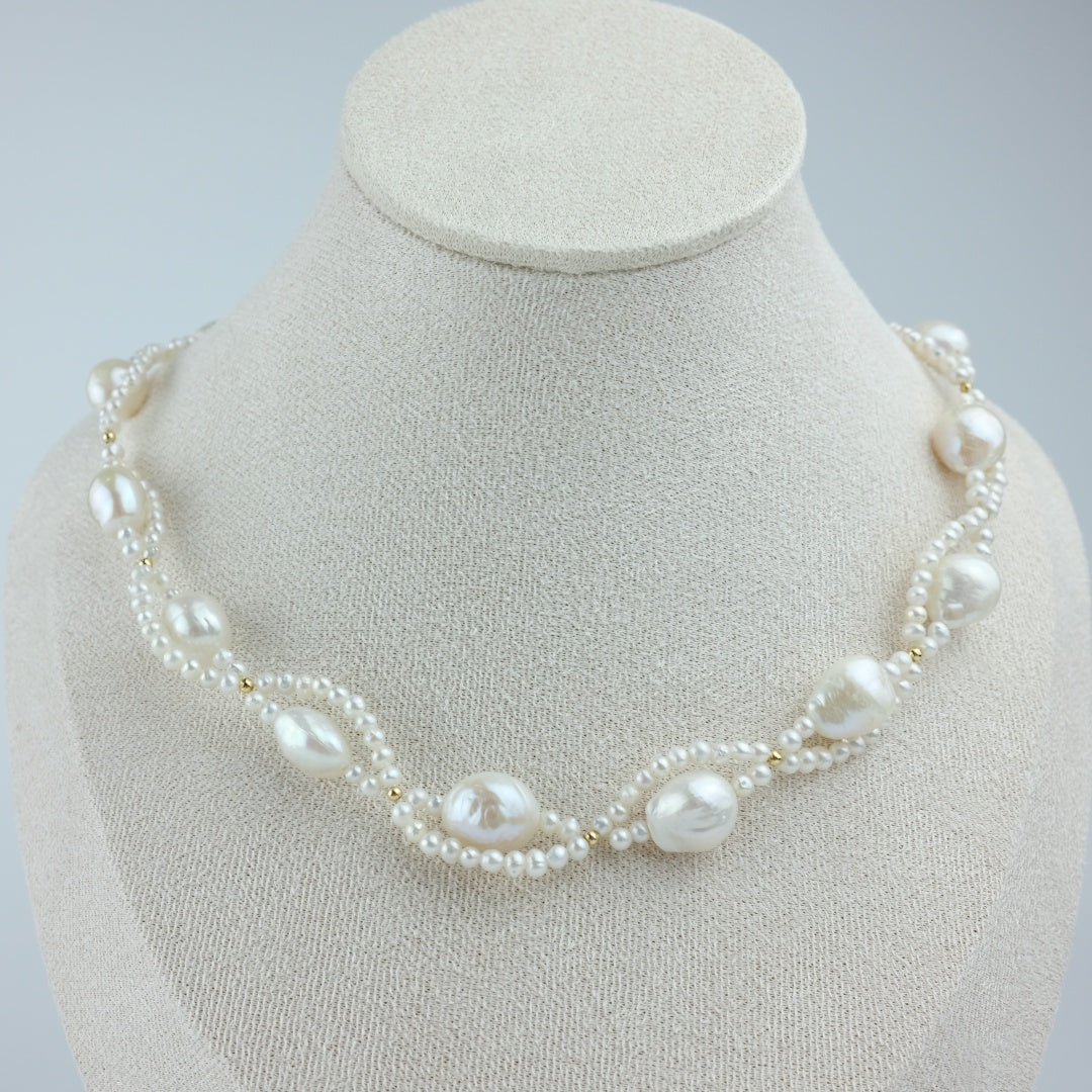 BAROQUE PEARL NECKLACE -   CHARLOTTE