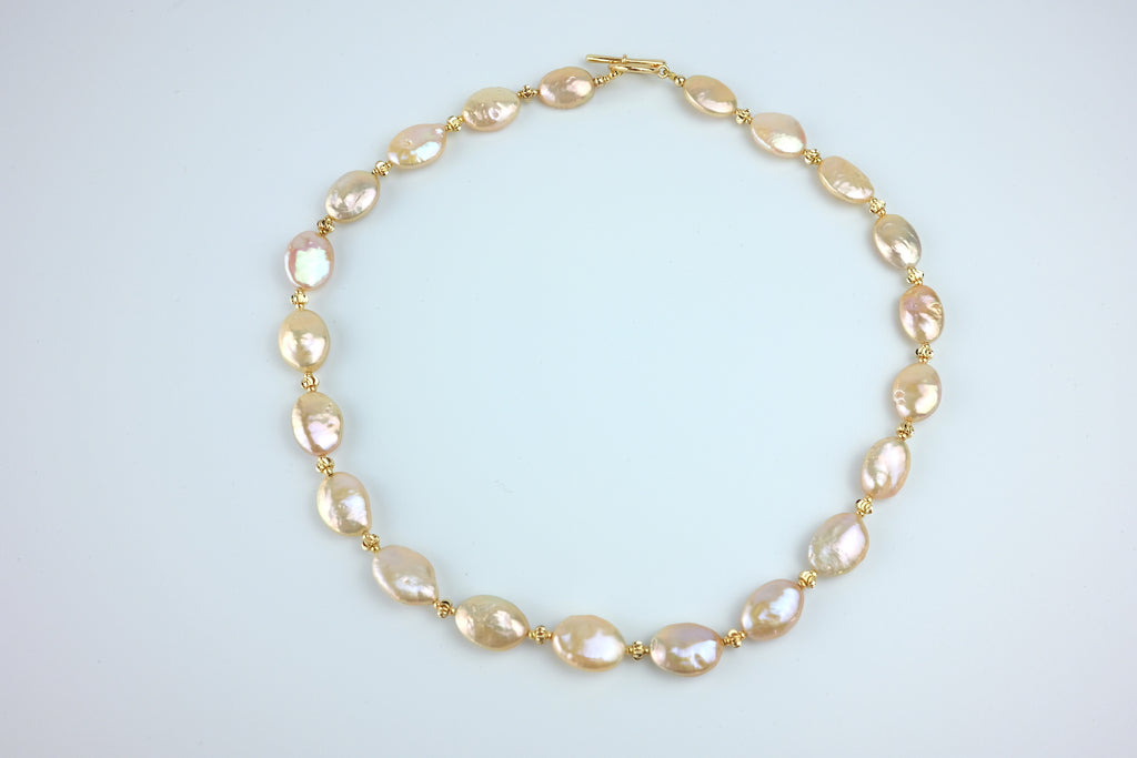 BAROQUE PEARL NECKLACE  - OVELLA