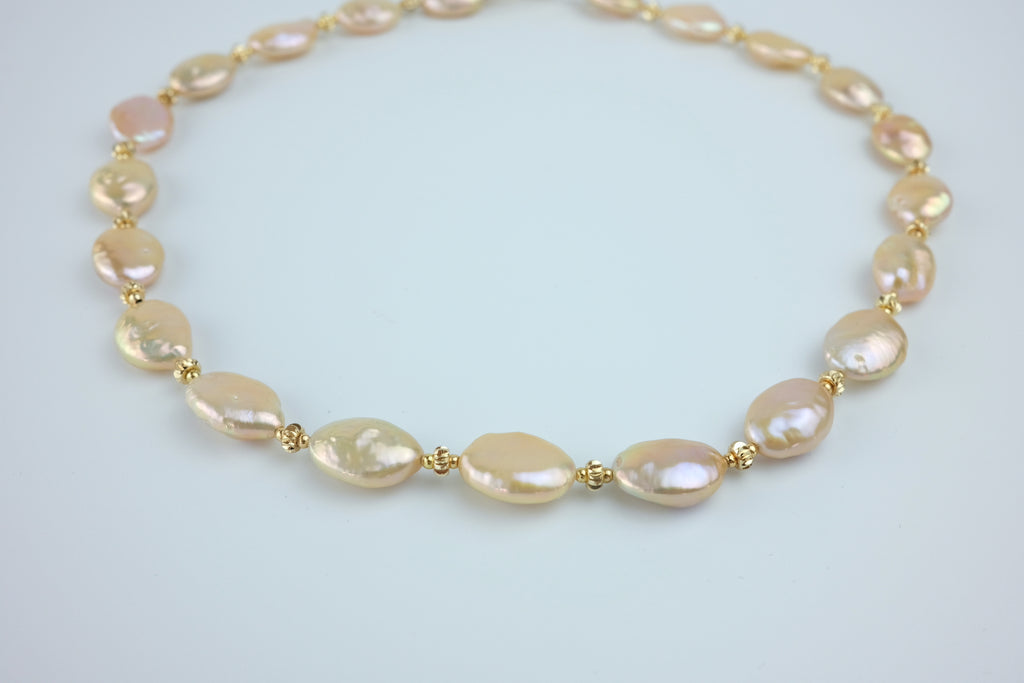 BAROQUE PEARL NECKLACE  - OVELLA