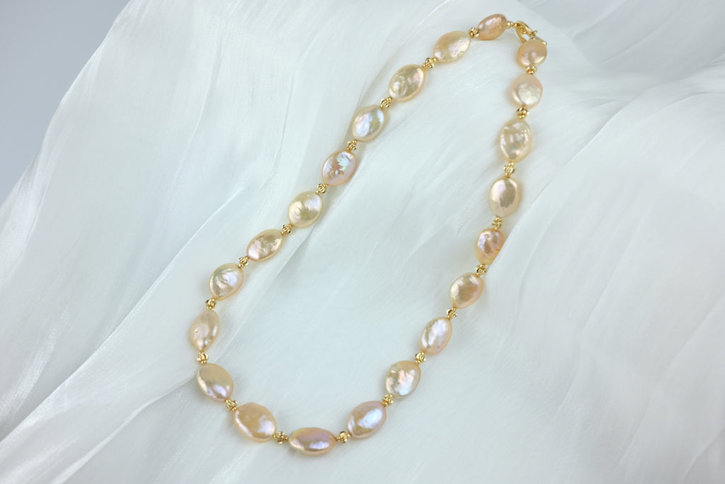 BAROQUE PEARL NECKLACE  - OVELLA