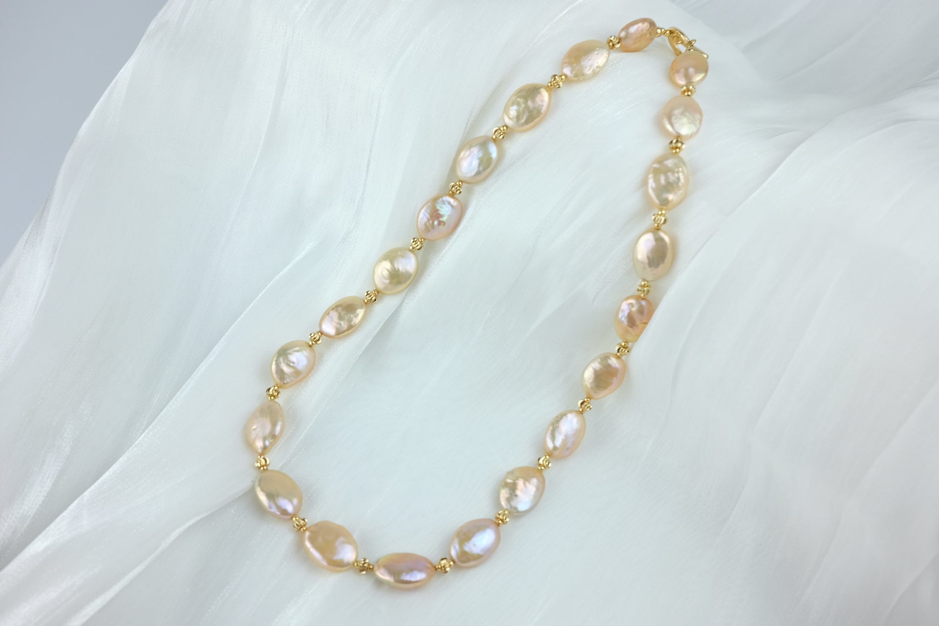 BAROQUE PEARL NECKLACE  - OVELLA