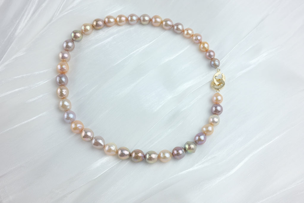 BAROQUE PEARL NECKLACE - RAINBOW