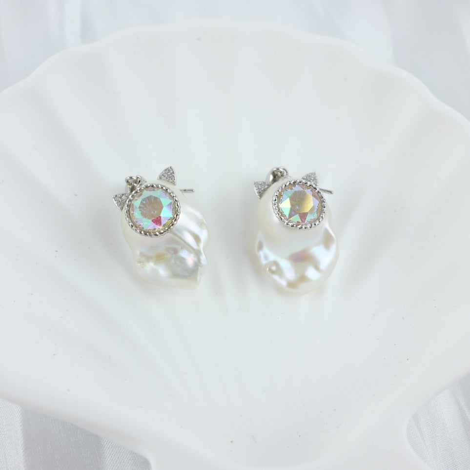 BAROQUE PEARL EARRINGS - ANDREA