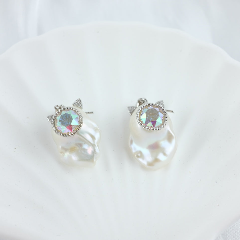 BAROQUE PEARL EARRINGS - ANDREA