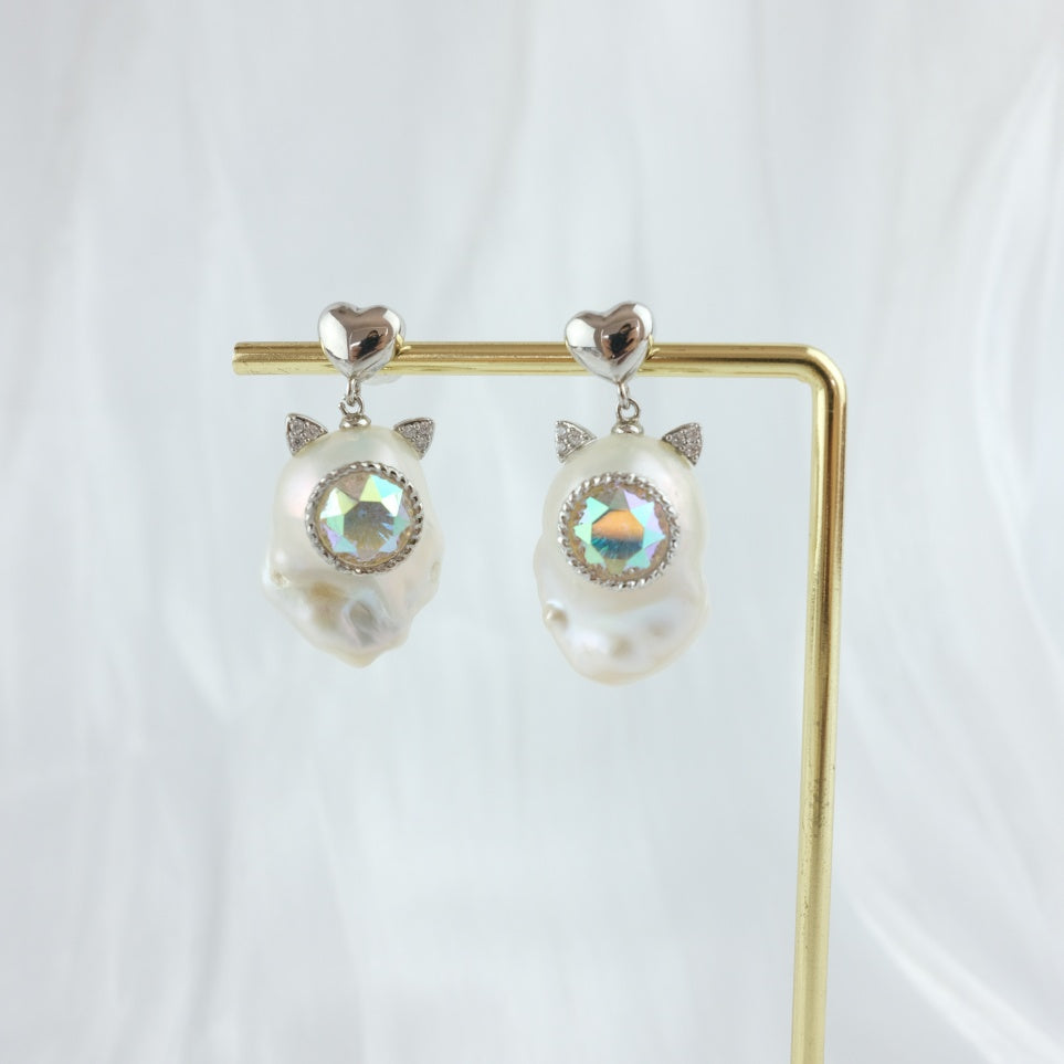 BAROQUE PEARL EARRINGS - ANDREA