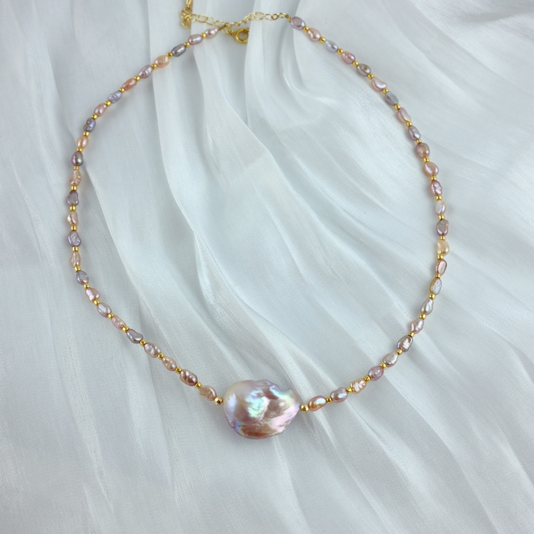 BAROQUE PEARL NECKLACE - LUNA