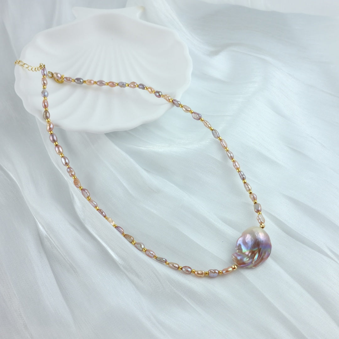 BAROQUE PEARL NECKLACE - LUNA