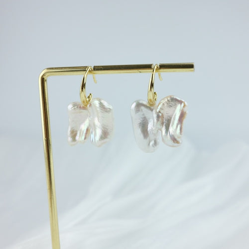 BAROQUE PEARL  EARRINGS - NORA