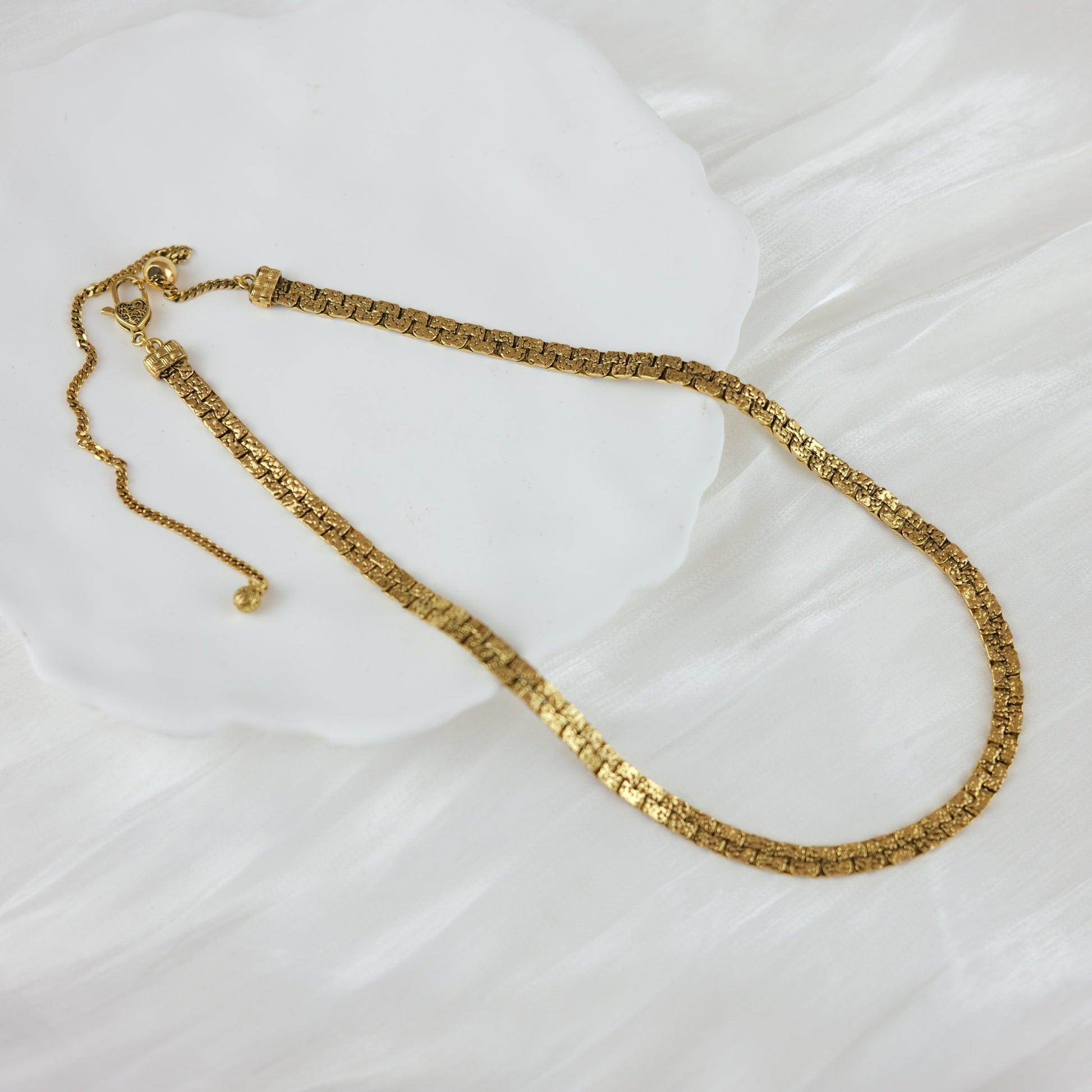 Oxidized sterling silver necklace - Nova
