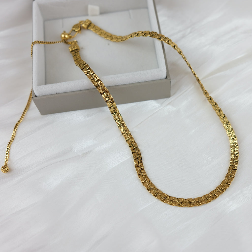Oxidized sterling silver necklace - Nova