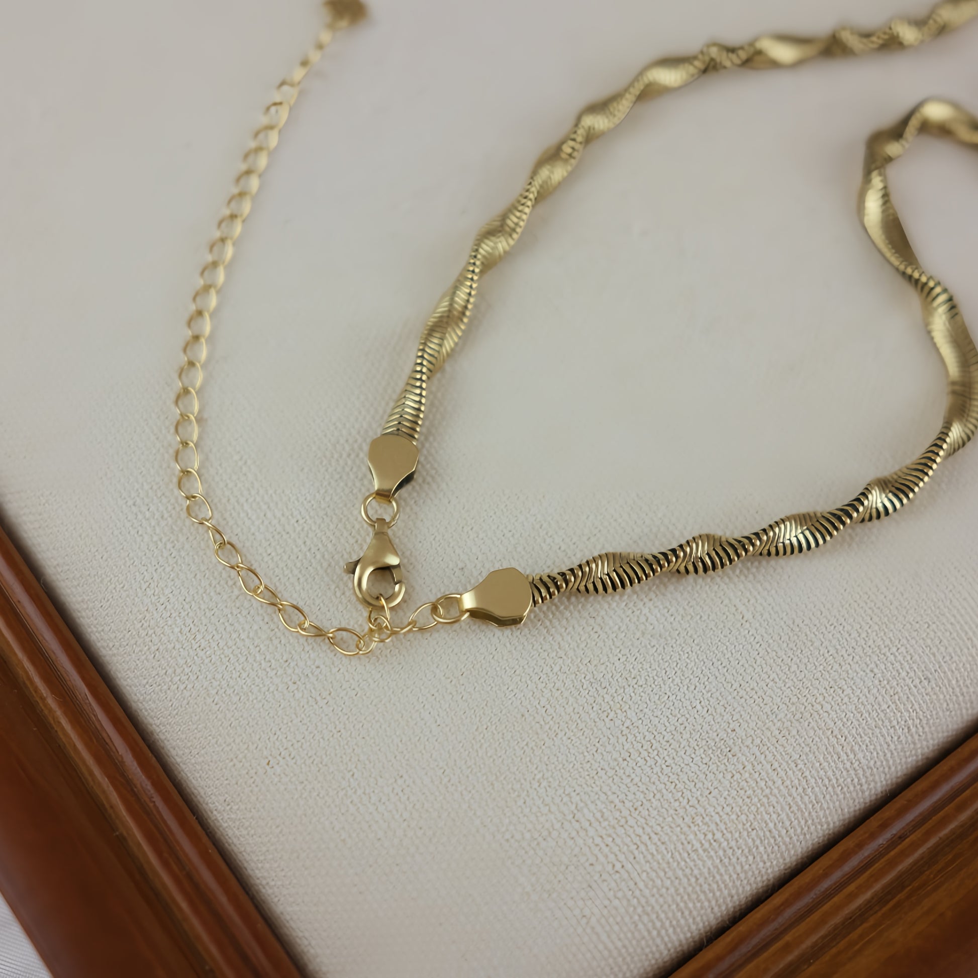 Oxidized sterling silver necklace - Kai