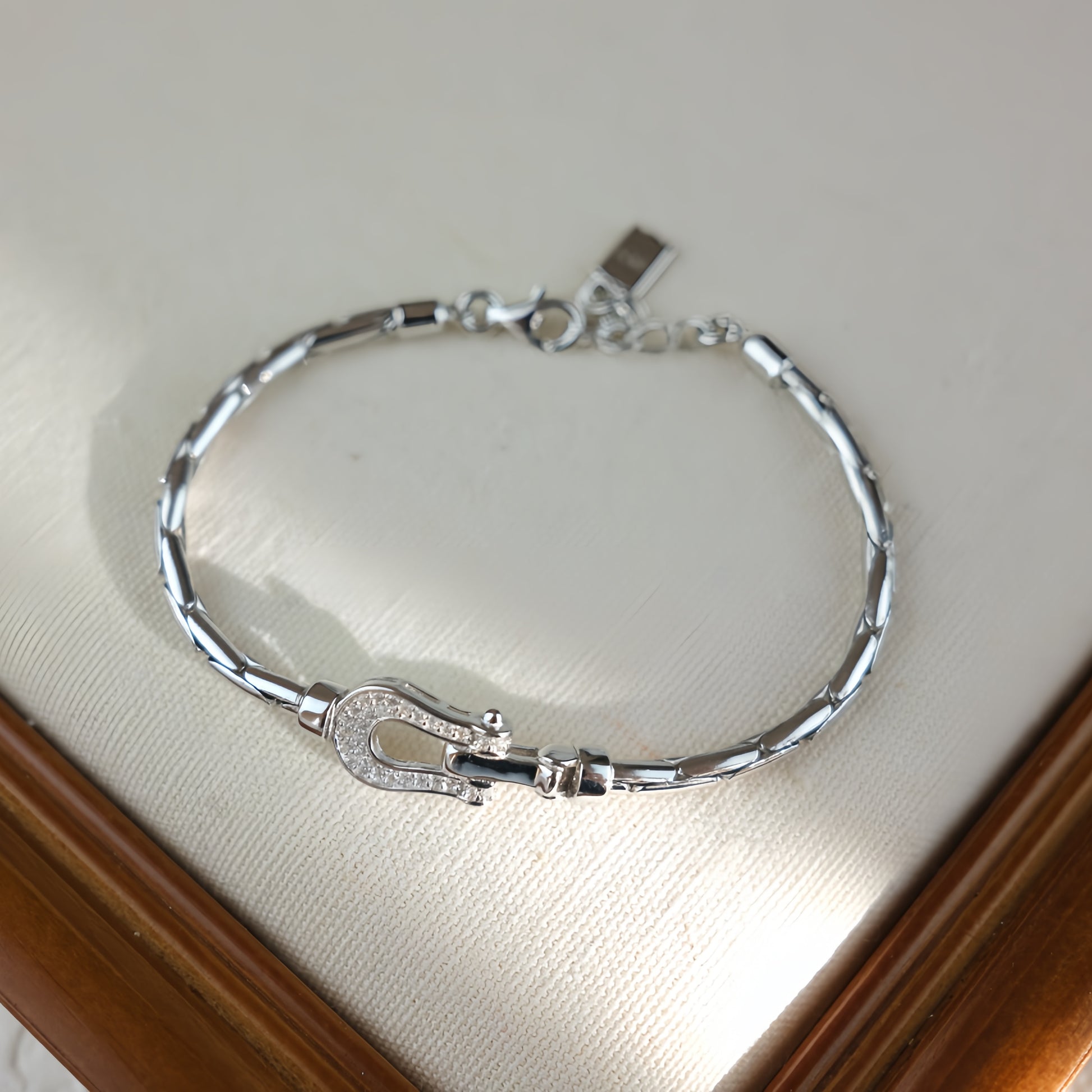 Sterling Silver Horseshoe Bracelet  - Trot
