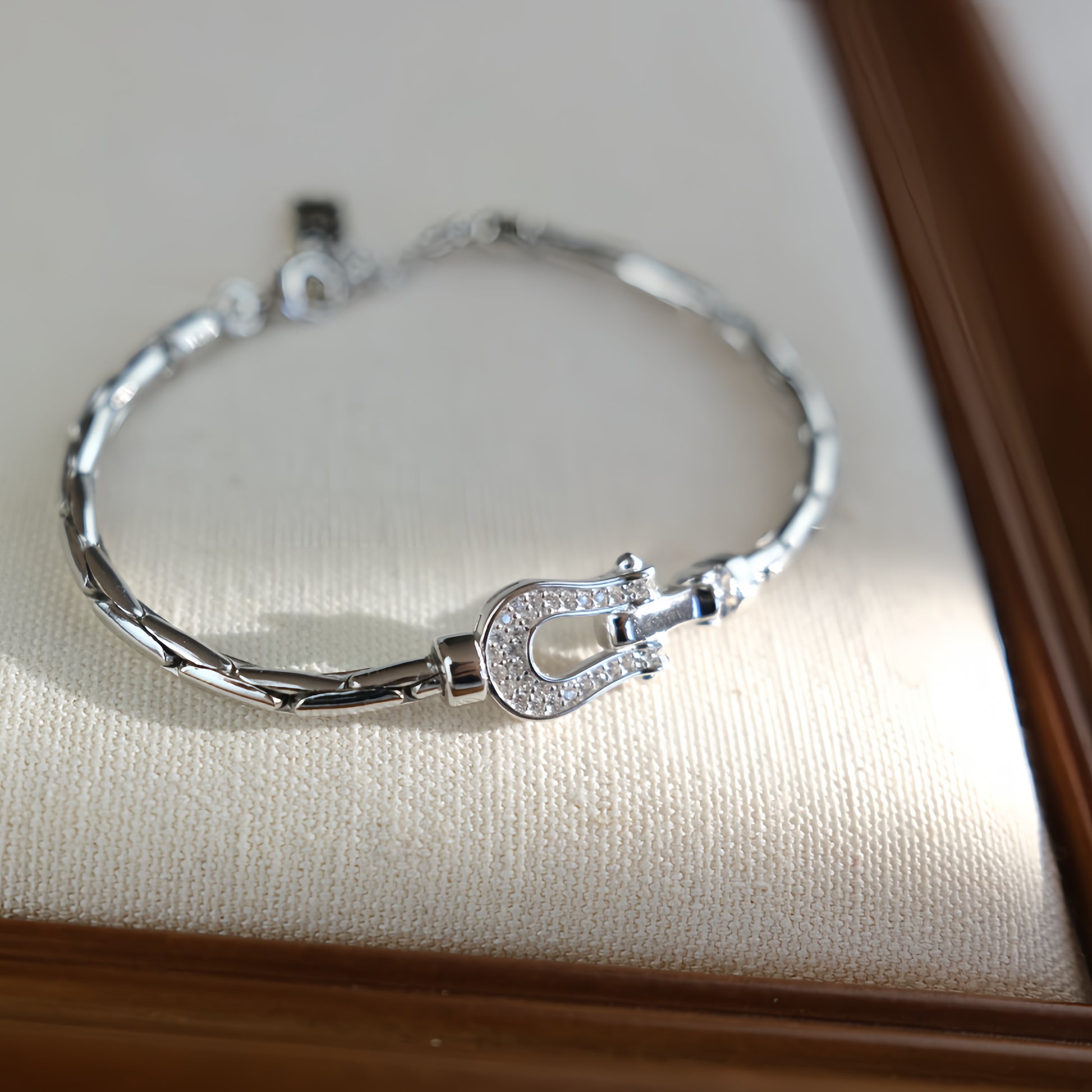 Sterling Silver Horseshoe Bracelet  - Trot