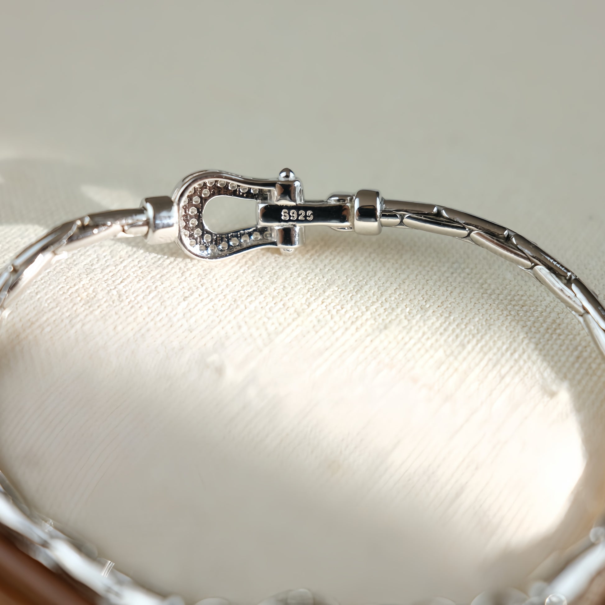 Sterling Silver Horseshoe Bracelet  - Trot