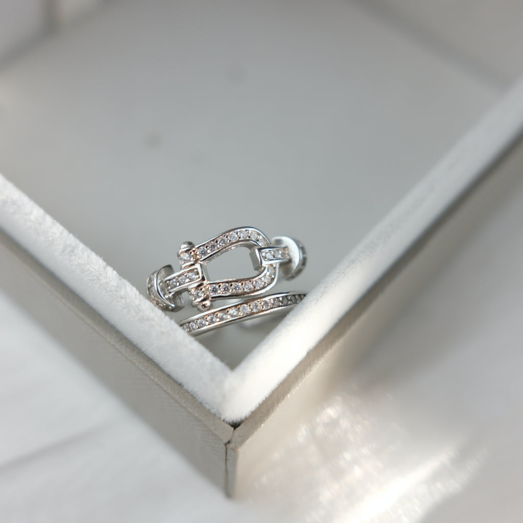 Horseshoe Buckle Open Ring- Han