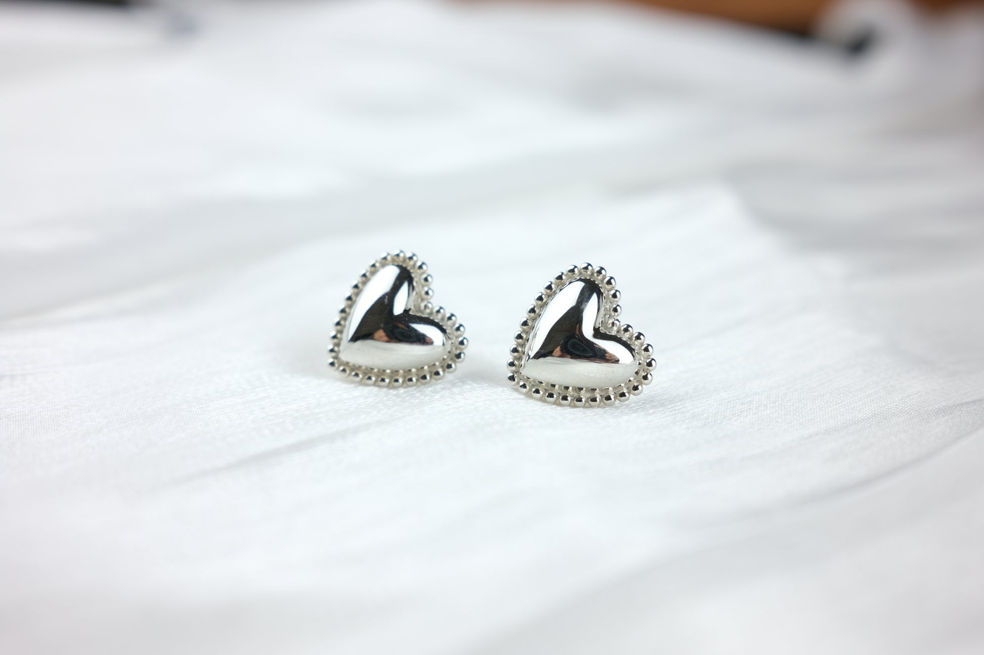 Heart studs