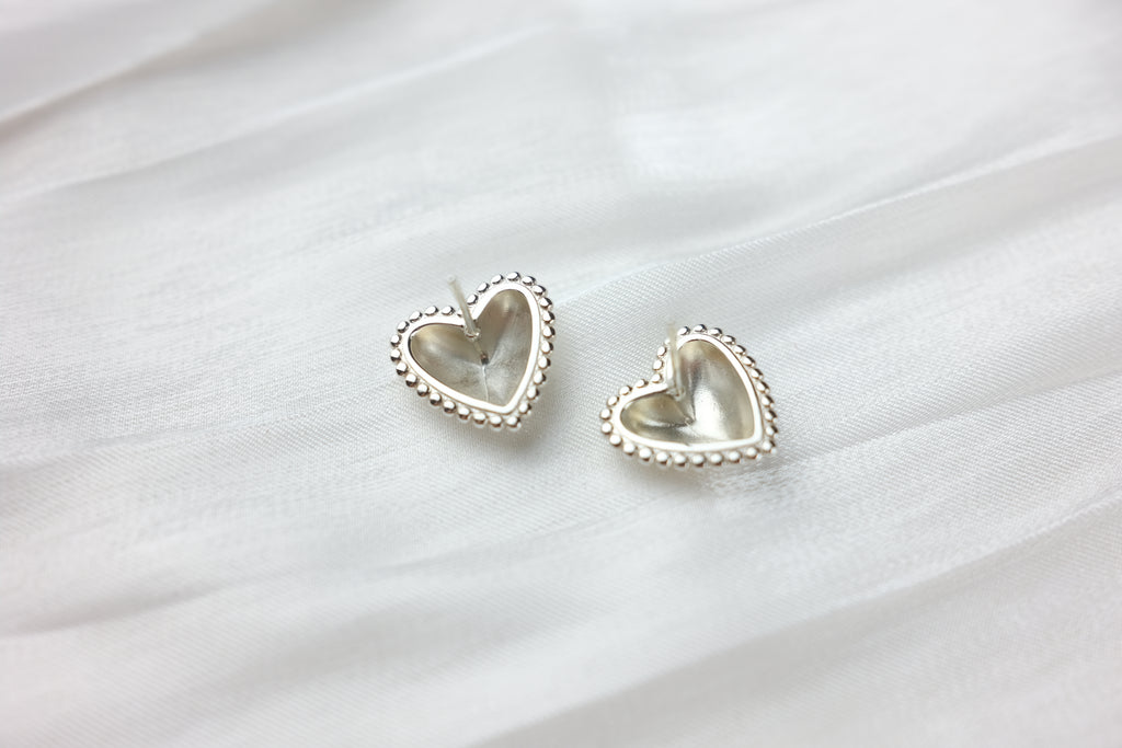 Heart studs