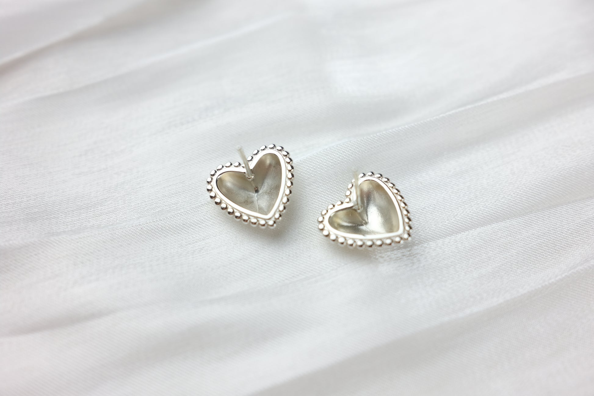 Heart studs